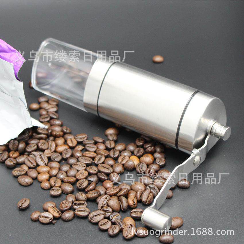 新三角形不锈钢手摇磨豆机咖啡豆研磨机手动磨咖啡机手摇咖啡机