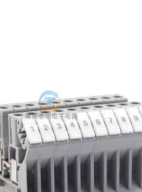 Zb5印刷标识条标准数字框端子座Uk3N Mbkkb2.5标签识别条数字条Uk