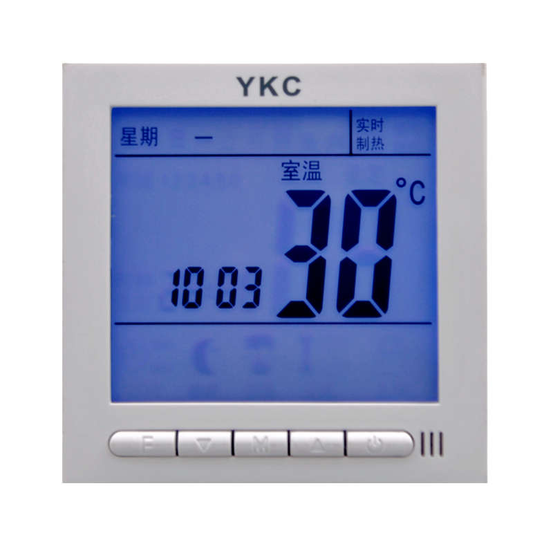 YKC3039电地暖采暖控制器加热地暖电热膜发热电缆碳纤维开关面板