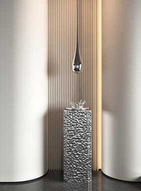 现代创意天花板装水滴雕挂饰售楼处展厅酒店饰TZ-90750大堂样板吊