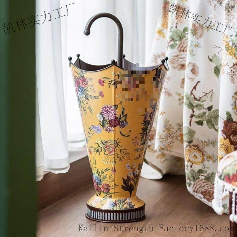 复古创意雨伞收纳桶大号用客1厅桶轻奢伞收纳入收纳筒户防尘宿家