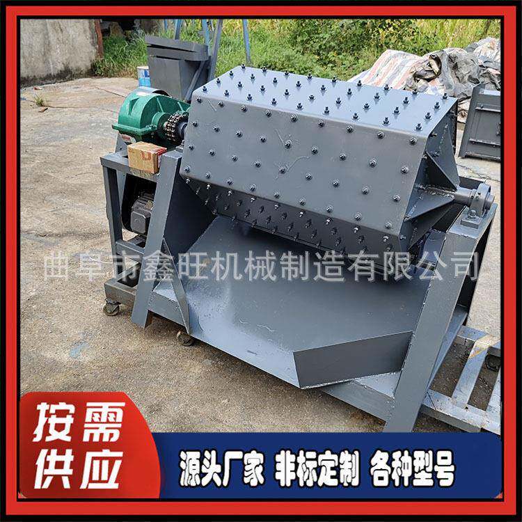 除锈六角研磨机批量金属去毛刺去油光饰机铁棍子滚筒抛光机