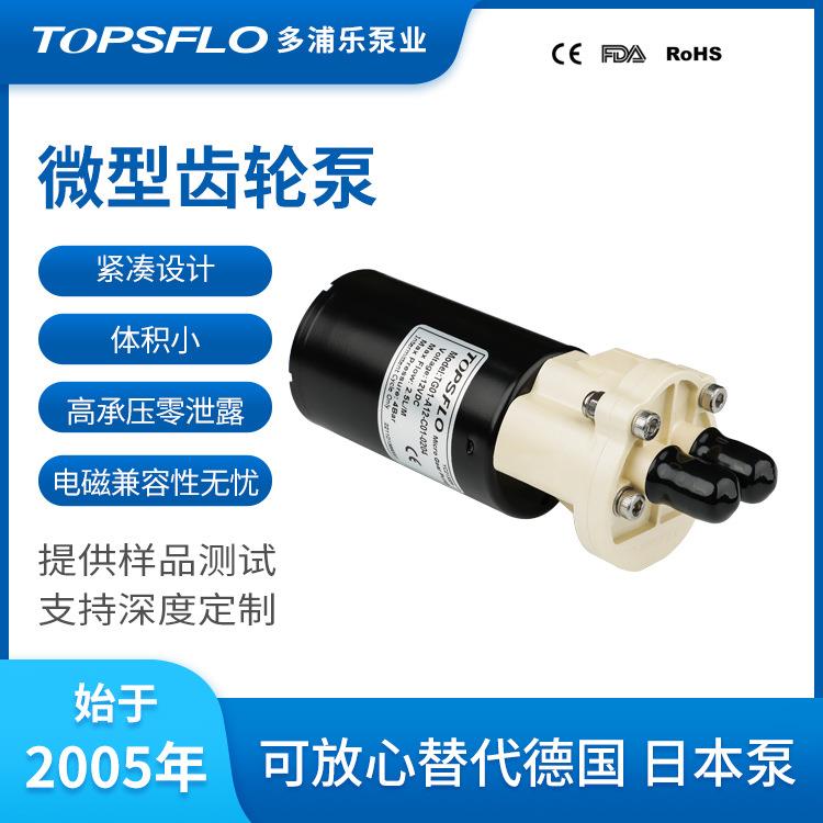 全自动商用咖啡机奶泵12v24v直流奶沫机微型齿轮泵