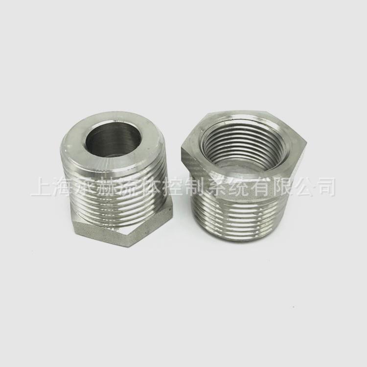 TENHEFLOW钢管快速接头封头管路气动零件丝扣堵头C18公制18mm