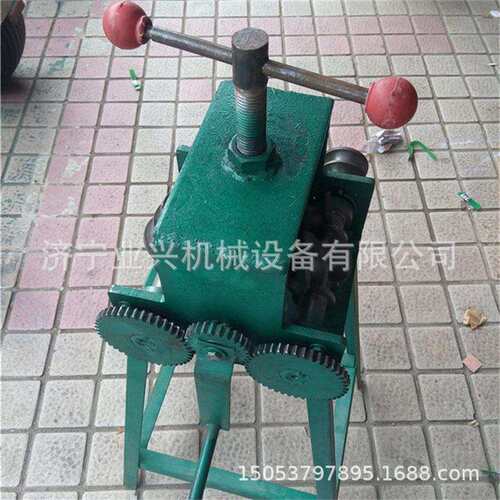 手动方管圆管折弯机机械式滚动式成型弯弧机SWG-38手摇弯管机