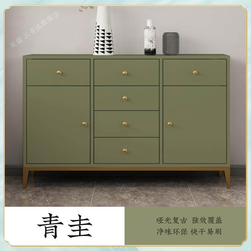 三青柜子改造漆水性木器漆木家具翻新旧衣柜改色木头换色自刷油漆