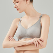 大码 孕妇文胸聚拢防下垂产后喂奶专用 哺乳内衣全罩杯大胸显小薄款