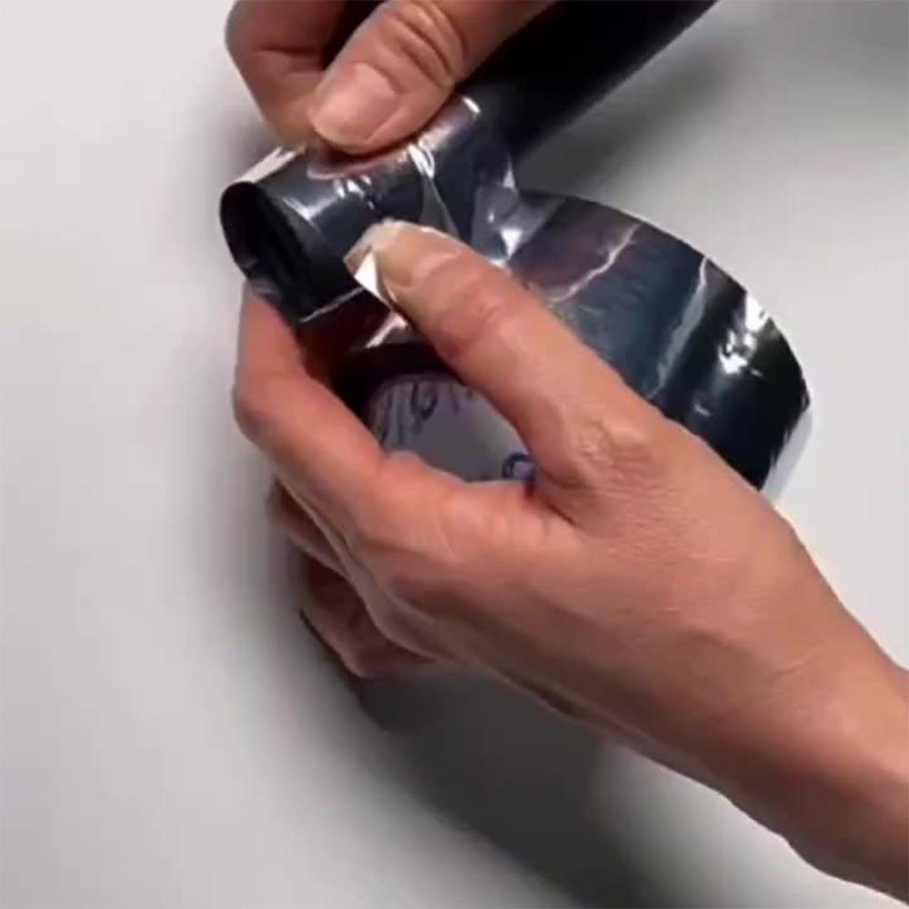 通源USJ箔胶带铝箔烟胶带屏蔽修补自粘锡胶油机胶铝箔胶带PAP带