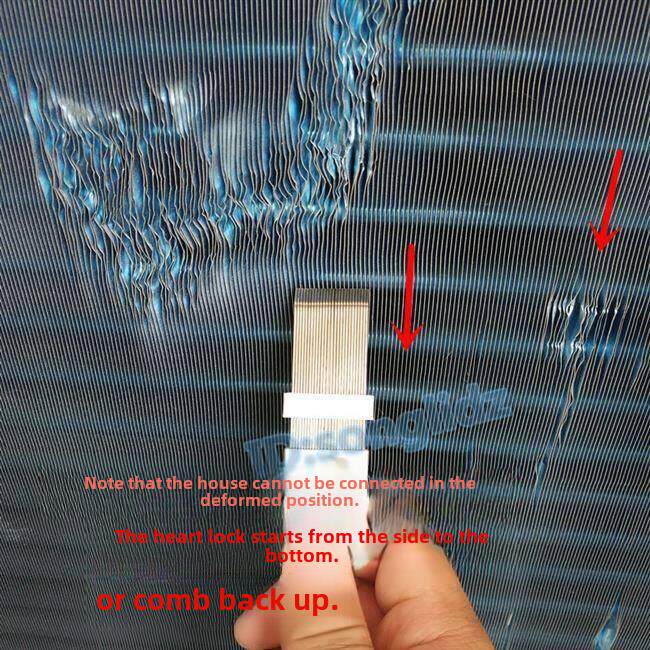 空调翅片修覆冷凝器空调翅片梳子蒸发器翅片梳散热器空调清理刷子