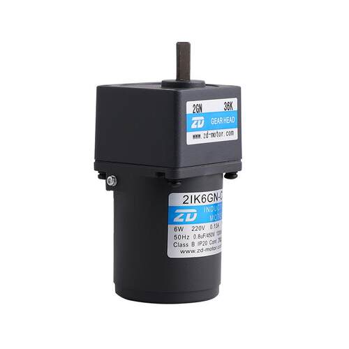 中大调速电机厂家220v380v马达齿轮单相交流6W-200w微型减速电机