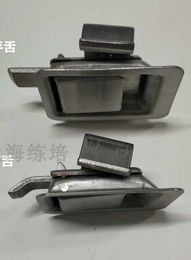 不锈钢按压式门锁64-11拉动式锁扣平面锁DK702滑动式锁扣MS866-8