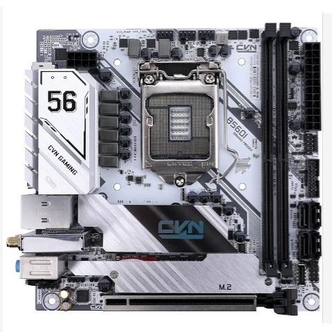 彩色B460I B560M I5第10代第11代Cpu霜Itx白色海景房拆卸主板