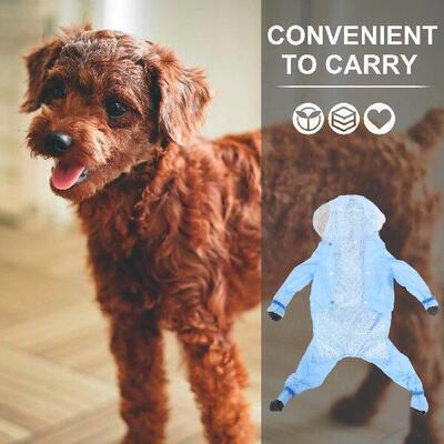 Dog Raincoat Jacket for Dogs Clothes Pet Jackets Poncho