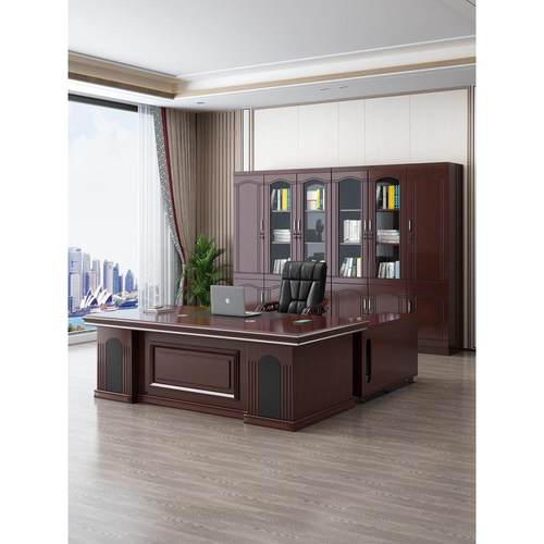 办公室侧柜带轮打印机柜子办公桌老板桌副柜大班台边柜矮柜