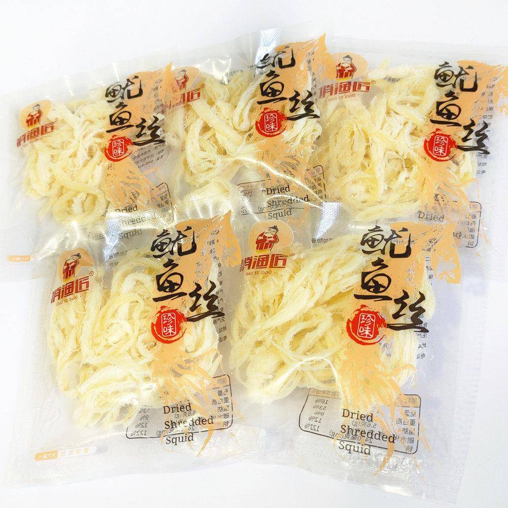 俏渔匠珍味鱿鱼丝 大连海鲜熟食特产 即食鱿鱼丝办公室充饥零食