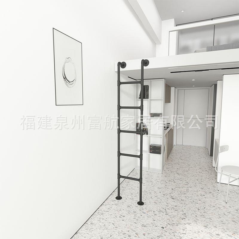 梯子家用楼梯学生宿舍上下床双层床阁楼楼梯幼儿园直梯爬梯工业风