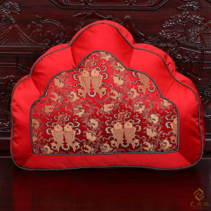 办公室罗汉靠垫沙发实木中式圈椅红木腰床厂家直销新枕靠背枕抱