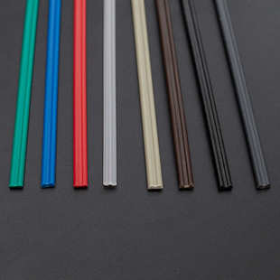 pp白色三角焊条米灰色PVC塑料焊条卷聚丙烯蓝色黑色灰色双支焊条