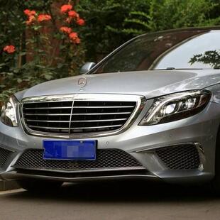 S63S65AMG大包围前杠后杠侧裙中网 17奔驰W222S级改装