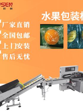 源头工厂全自动套袋水果蔬菜大型包装机高速多功能果蔬打包封装机