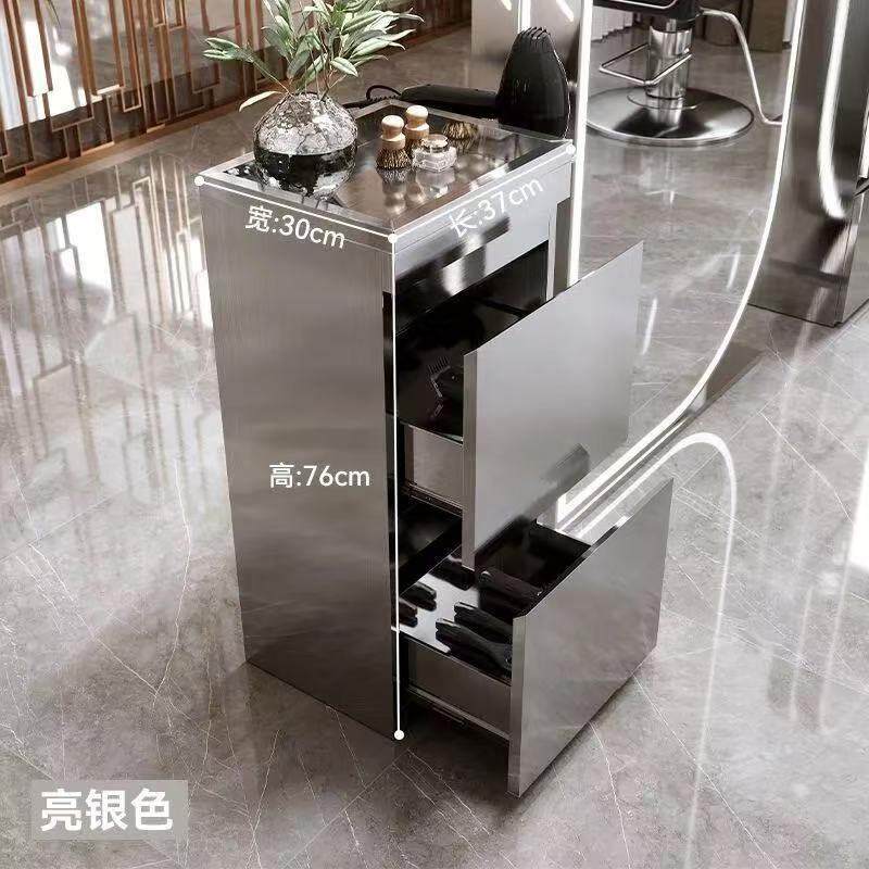 理髲店工具柜发廊专用美发工具柜烫染工具车抽屉收纳盒柜理髲店柜