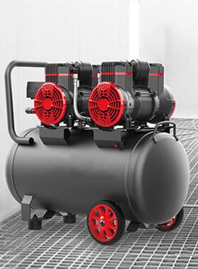 动泵2020808空气大排移量工气泵变气频活塞木移动喷漆空压机