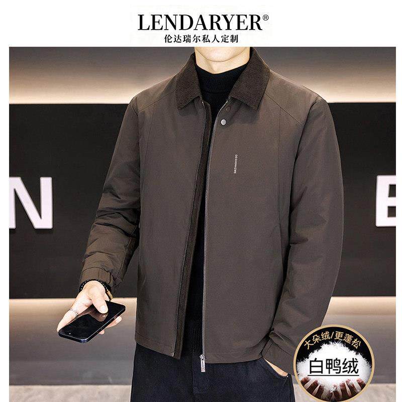 LENDARYER外套男羽绒内胆2026春季新款轻奢商务休闲保暖棉衣男