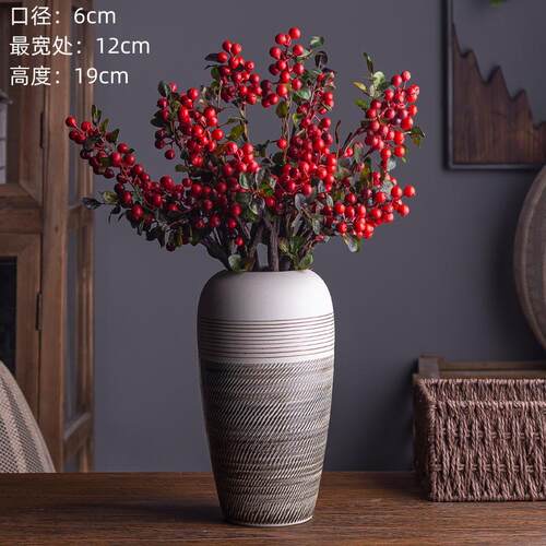 高花瓶插花长枝专用设计精致客厅花盆众法式大花器装饰品养水桌面