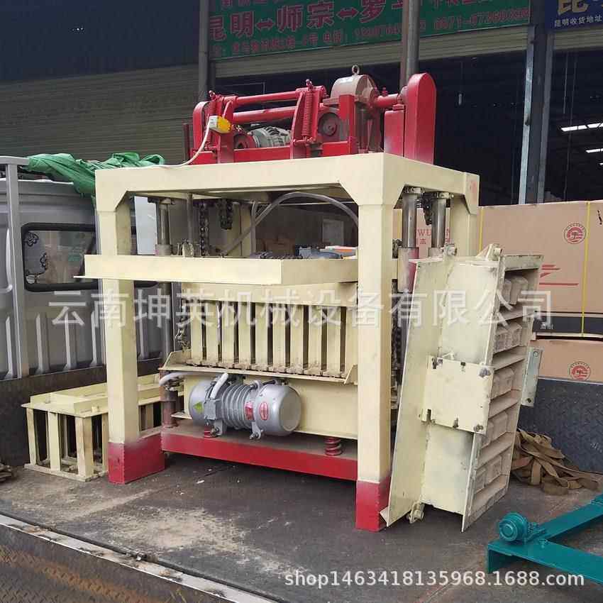 型水泥心砖机 混土免烧砖机 砖机生产厂凝家小 QJT4-35D空半自动,厨房电器,电炒锅,淘宝优惠券,粉丝福利购,淘宝优惠卷