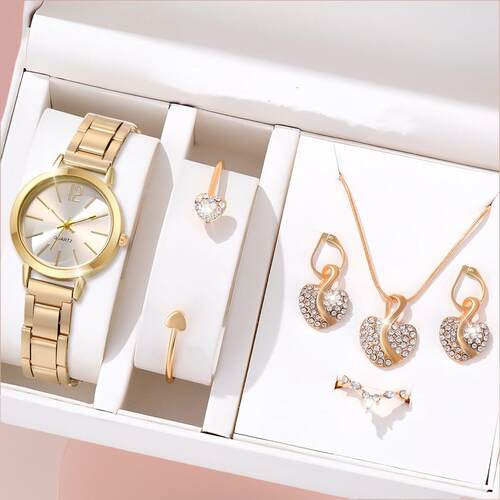 Women's watch Watch Quartz watch bracelet accessory set