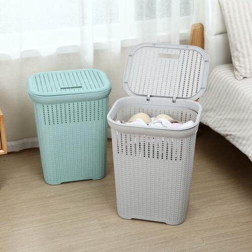 Large Bathroom Laundry Basket for Toys and Clothes Storage,