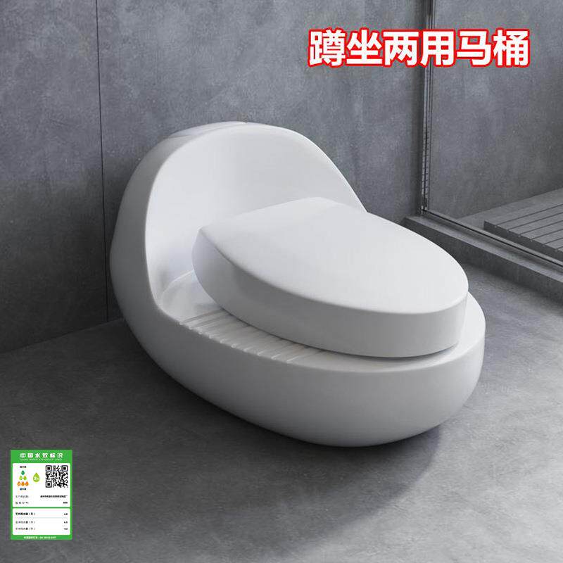 蹲坐两用一体马桶家用免凿地挖墙座便器双用式马桶坐便器改蹲便器