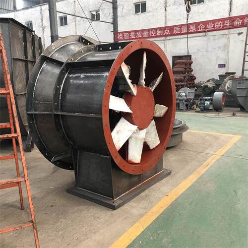 兆拓厂家供应 金属矿山风机K45-6-19#矿用轴流风机 低能耗 低噪音