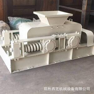 液压对辊式制砂机河卵石辊式破碎机移动双辊式制砂机