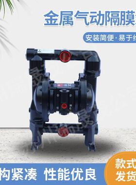 aro气动隔膜泵PD15A-BAP-FTT金属铝合金耐腐蚀化工泵DN40