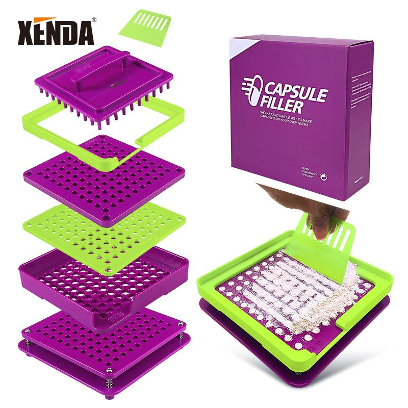 0号紫色升级100孔胶囊板 胶囊灌装器 空胶囊壳 装粉工具