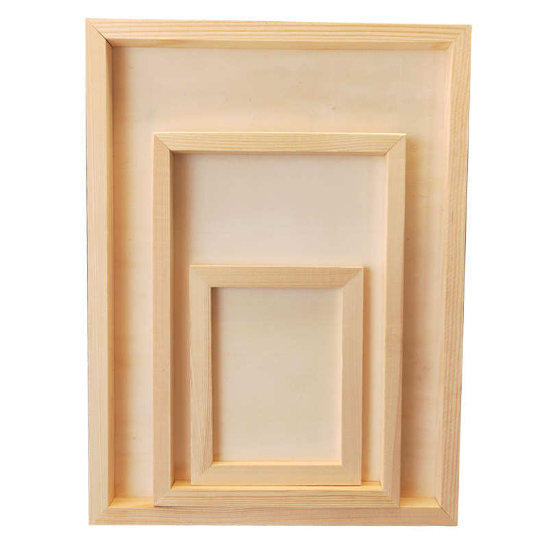 肌理画超轻粘土相框画创意自制手工制作DIY木质立体专用画框材料