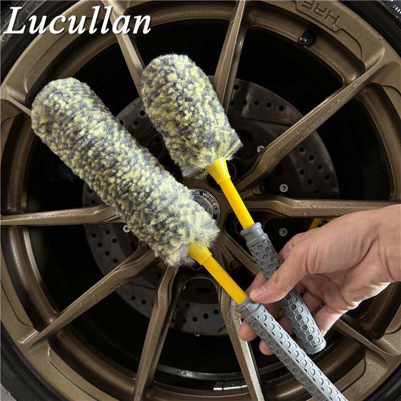 Wheel Brush汽车轮毂清洁刷 座椅发动机舱排气管缝隙仿羊毛洗车刷