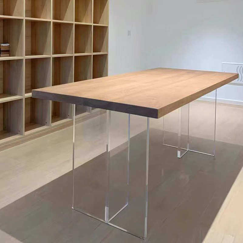 亚克力透明桌腿高透T型支撑脚悬浮桌支撑岩板桌脚茶几书桌脚,基础建材,亚克力板,淘宝优惠券,粉丝福利购,淘宝优惠卷