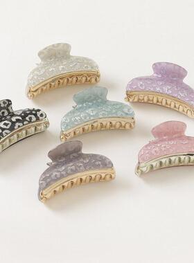 Bath Coil Hair Clip Back of Head Large Beautiful Printing Cl
