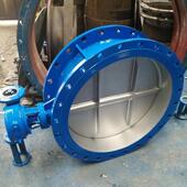 2.5C 手动碳钢法兰通风粉尘除尘蝶阀D341W DN1000 厂家直销