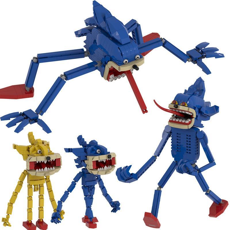 跨境款MOC积木异HIN SONIC T新具APES变索尼克S创意拼装玩模型