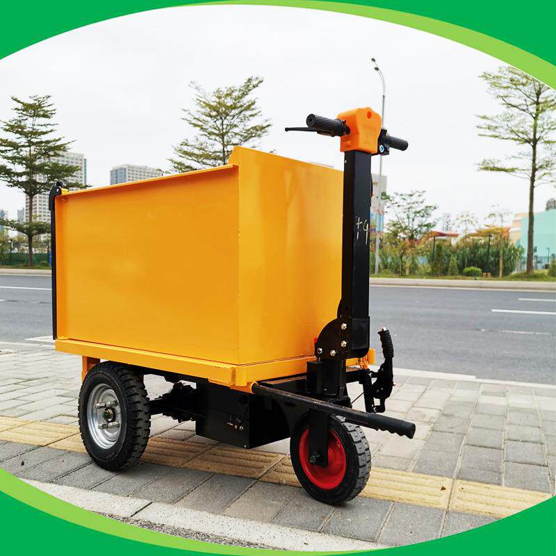 工程电动三轮灰斗车，工地运输砂浆石子瓷砖多功能电动三轮车