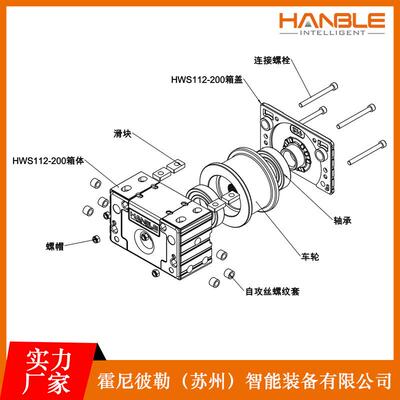 RGV主动轮，HWS112穿梭车从动轮，3t桁架自动化设备驱动轮