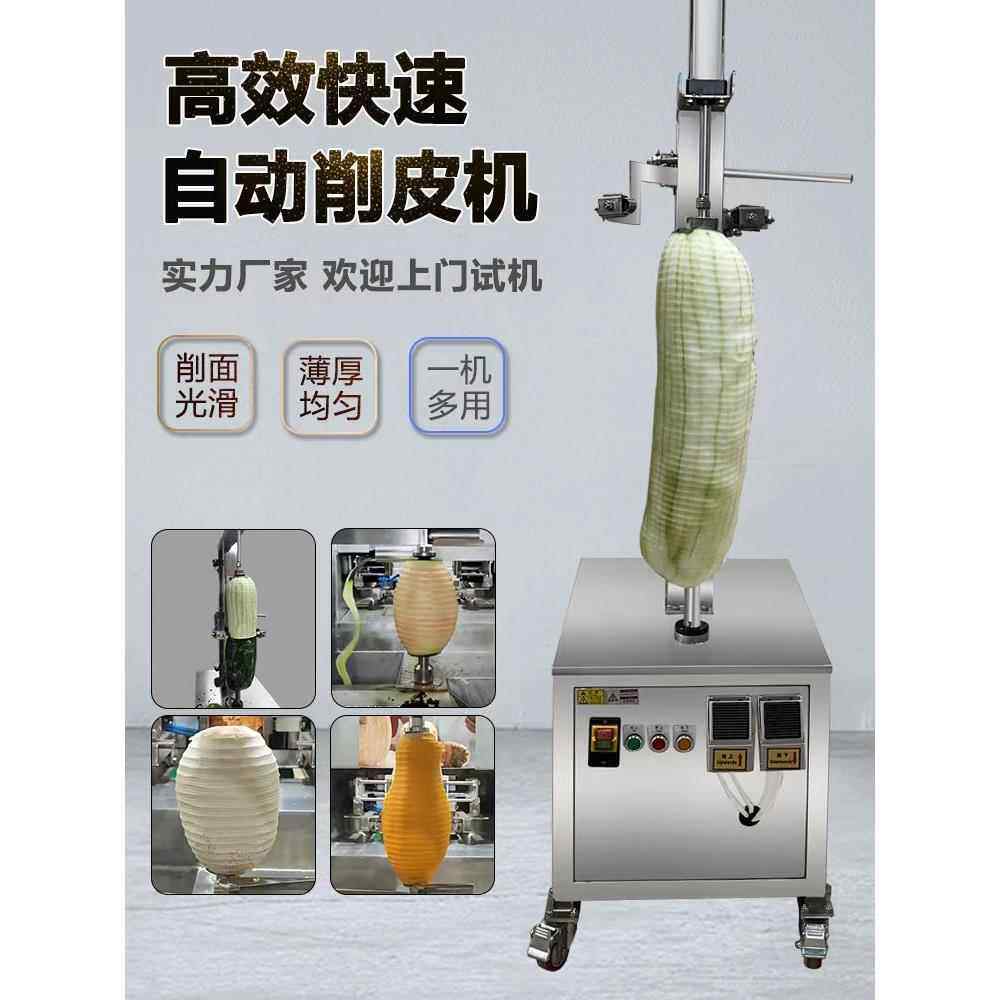 商用大型全自动南瓜去皮机多功能哈密瓜菠萝电动去皮机