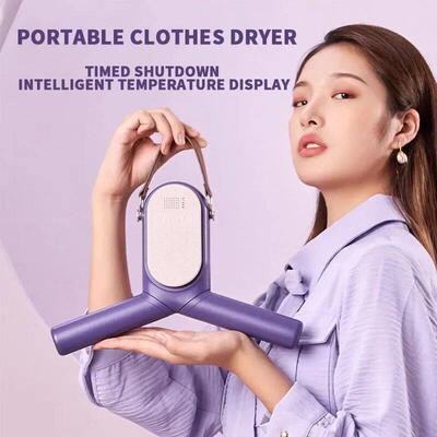 Portable Dryer Folding Drying Clothes Rack Heat By Shoe Dryi