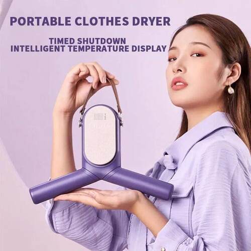 Portable Dryer Folding Drying Clothes Rack Heat By Shoe Dryi