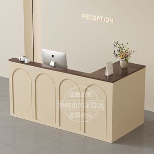 收银柜台店铺小型前台现代简约服装店便利店商用吧台柜台桌子接待