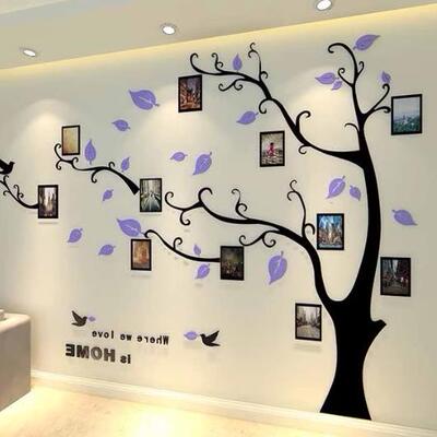 the bedroom wall decoration wall poster paper photo frame li