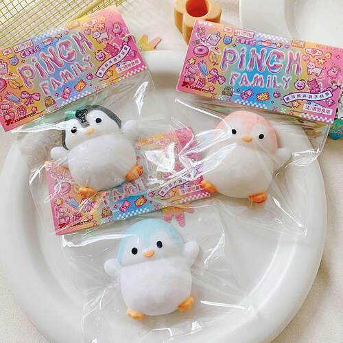 Cute Fun Squishy Plush Penguin Toys Antistress Taba Squishу